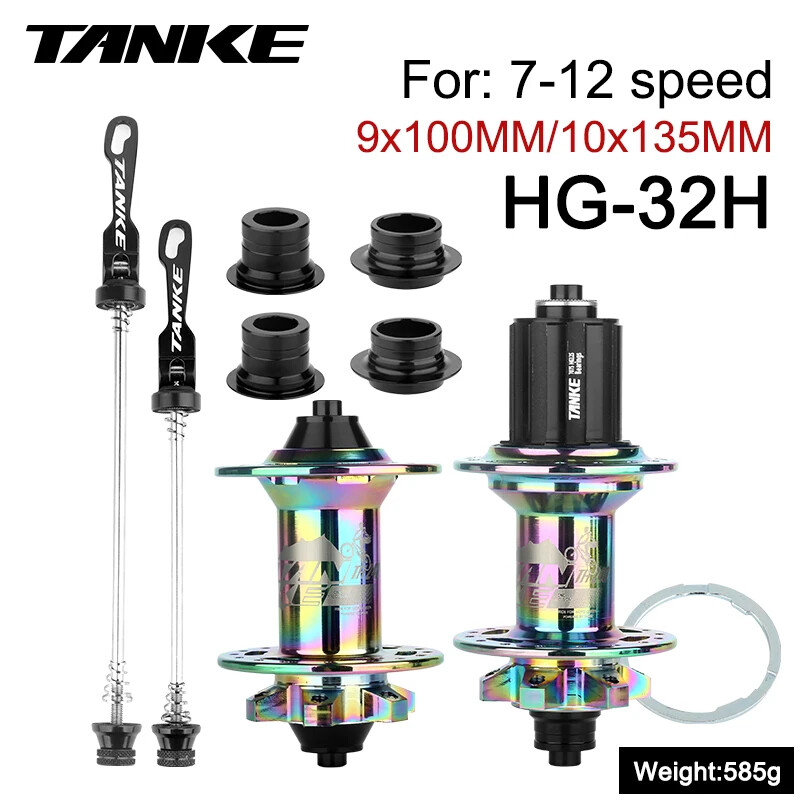 Mountain Bike Disc Brake Sealed Bearing Hub 6 Claw 108 Clicks 32H Quick Release