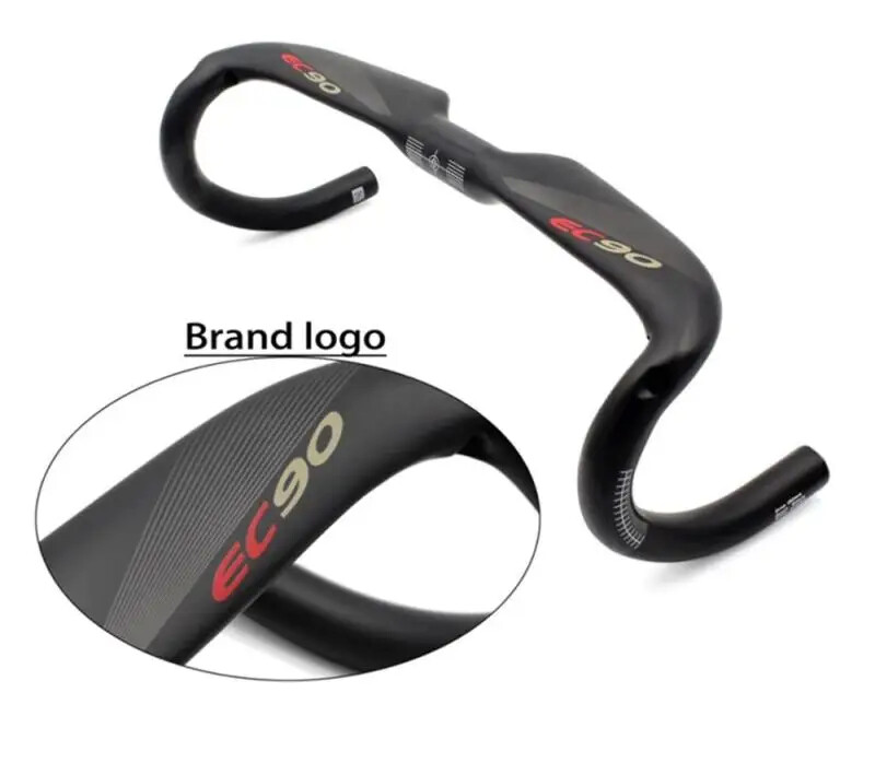 400/420/440mm Road Bike Full Carbon Internal Routing Handlebar Stem UD Matte