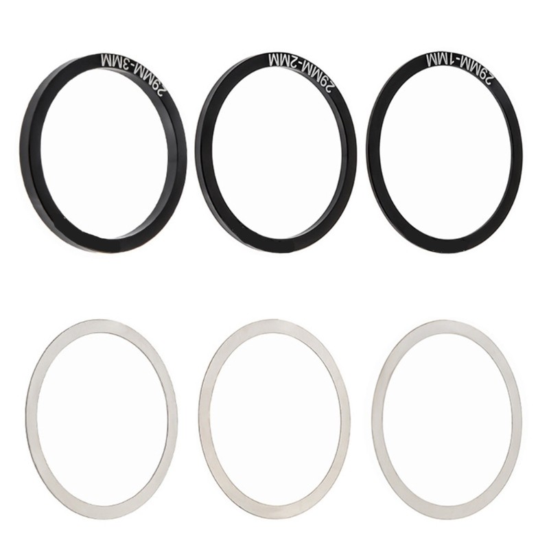 6pack Bike Gaskets Bottom Brackets Washer Spacer Cranks Chainring Adapter