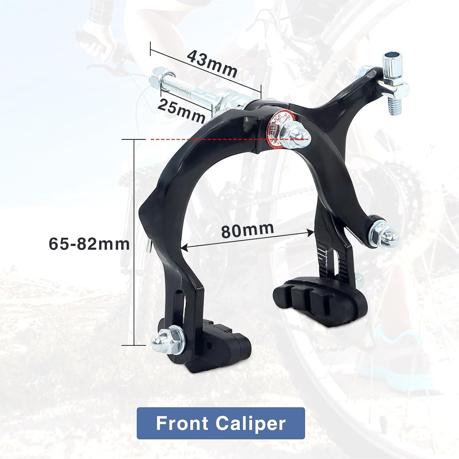 Front Rear C Brake Caliper Set Aluminium Rim Brake Bike Brake Calipers