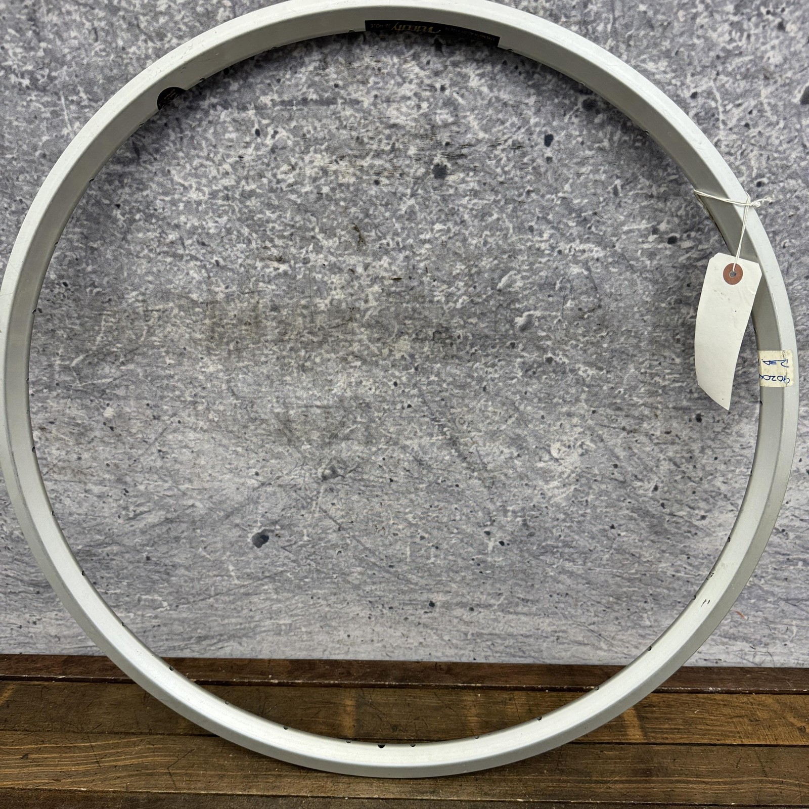 Vintage Velocity Aeroheat AT 26in Rim 32H Silver Alloy Clincher MTB Australia