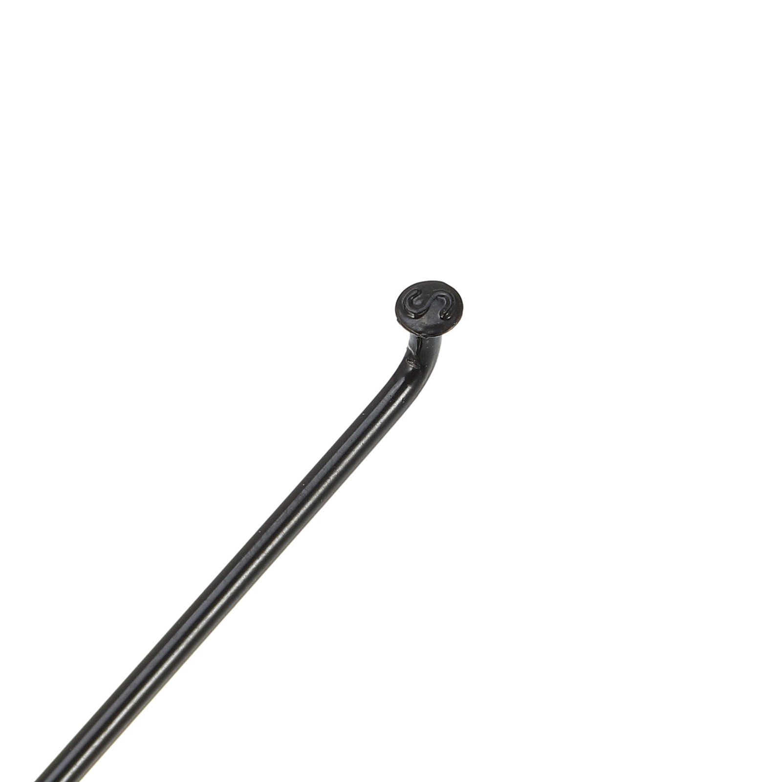40Pcs 14G J Bend 136mm x 2mm Bike Bicycle Spokes with Nipples Steel Black