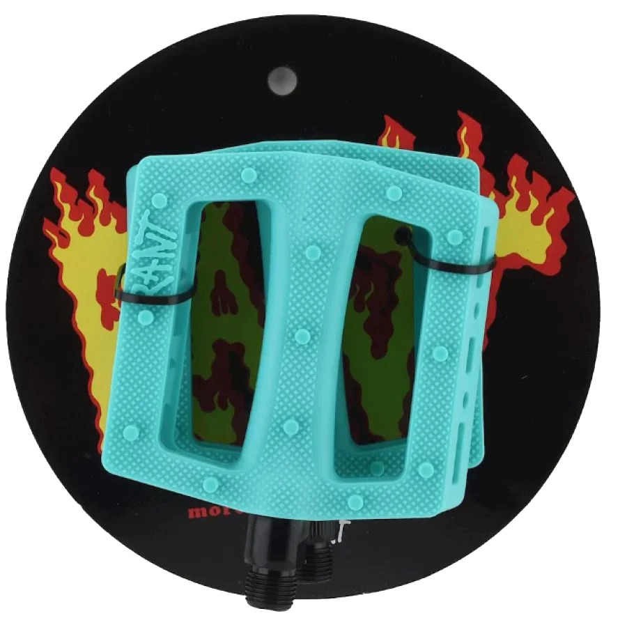 RANT TRILL BMX BIKE PEDALS 9/16 GT HARO ODYSSEY SE CULT SUBROSA SHADOW TEAL NEW