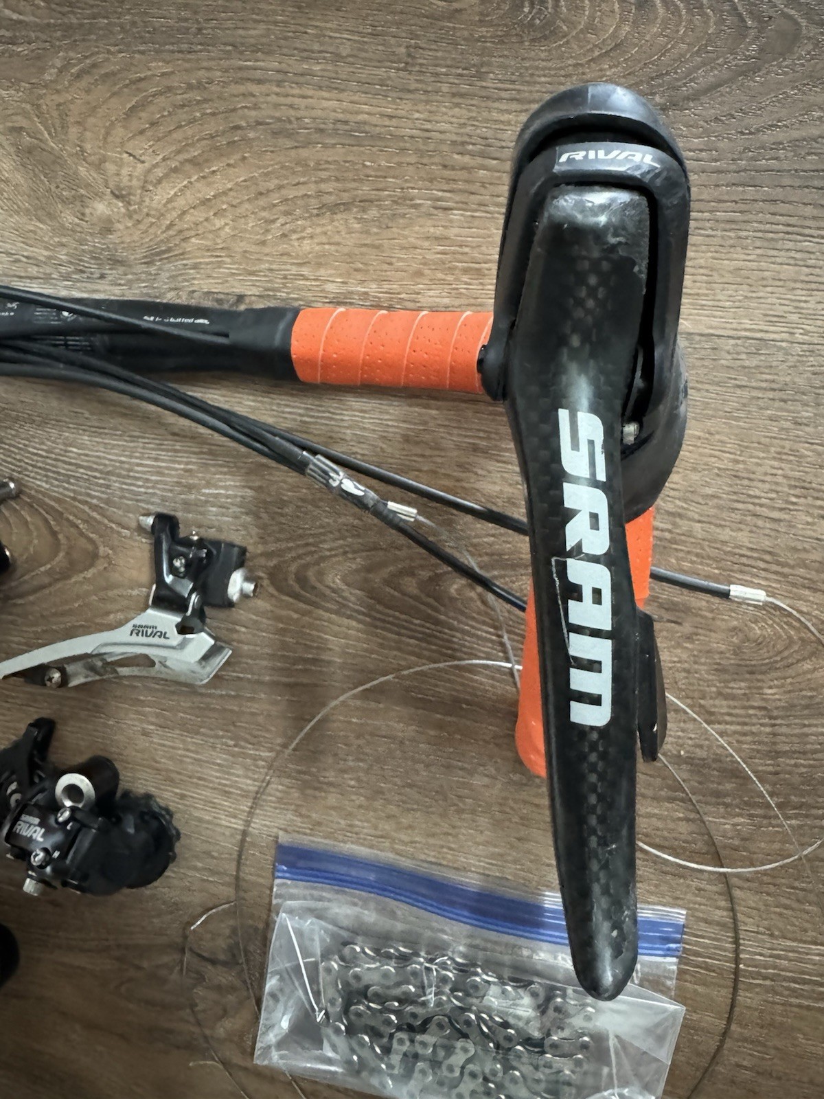SRAM Rival 2×10 Bike Groupset – Shifters, Derailleurs, Brakes, Crankset & More!