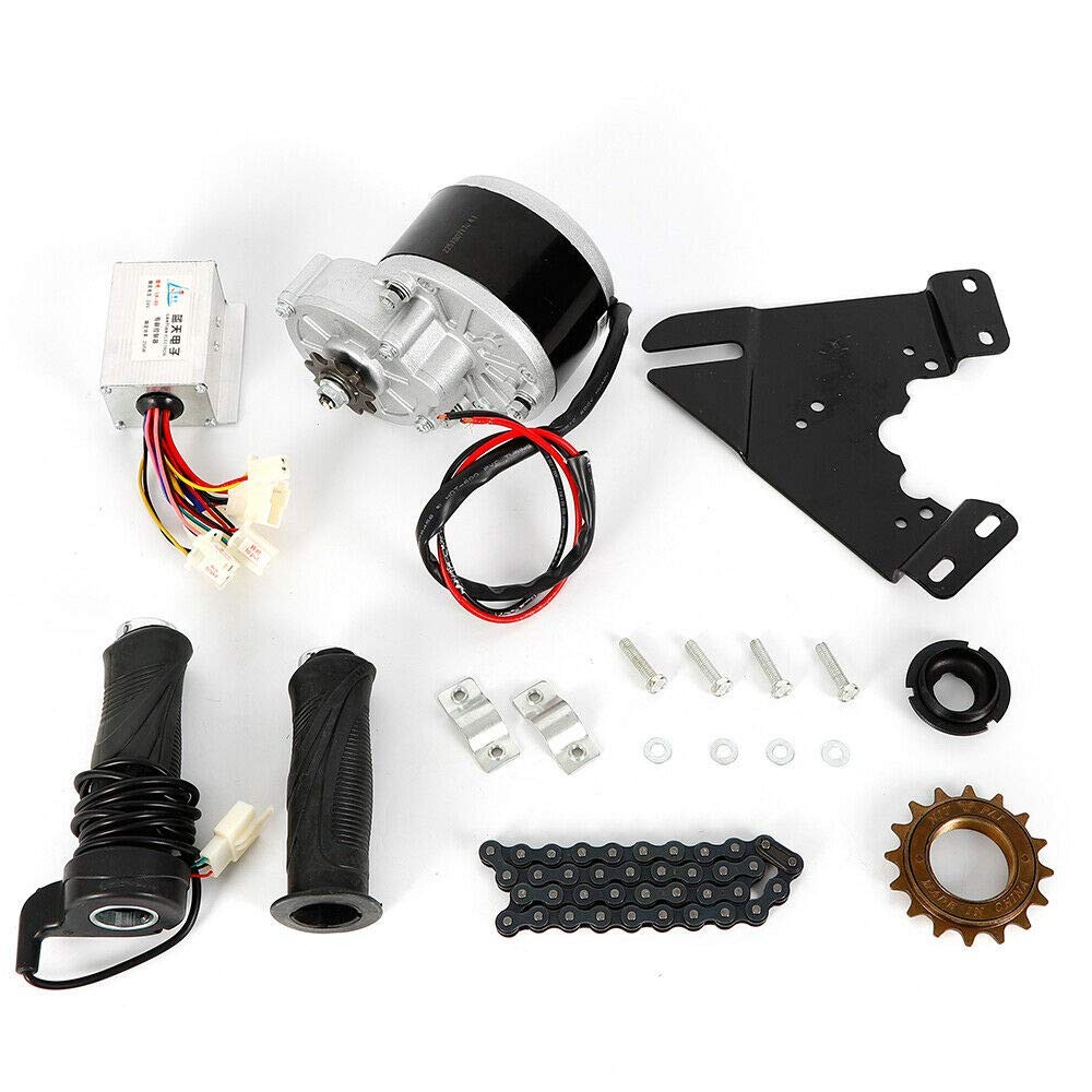 Electric Bicycle Motor Kit E-Bike Wheel Motor Conversion Chain Kit Controller