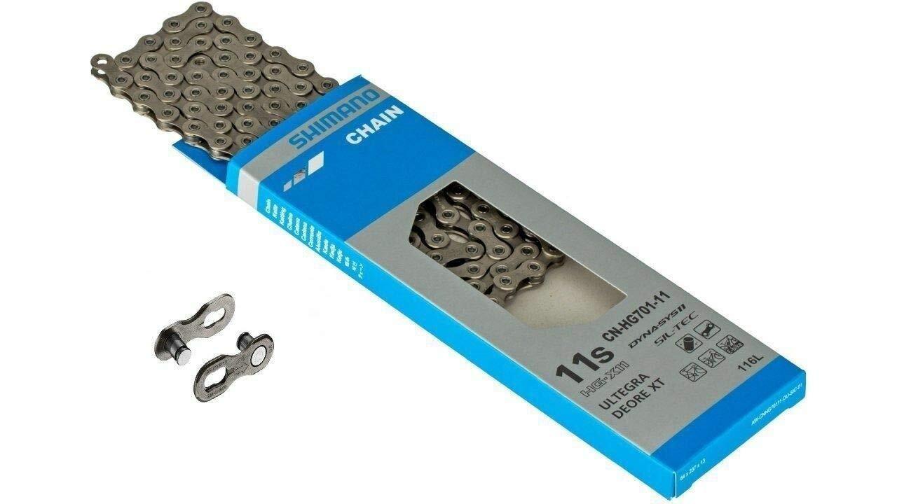 Shimano Ultegra/XT CN-HG701 11-Speed Chain W/Quick Liink One Size Quick Link
