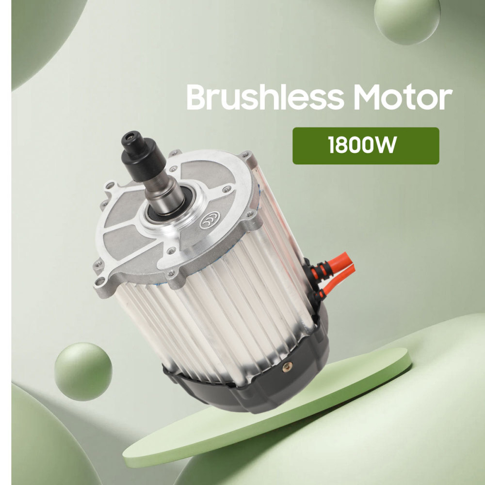 Electric Tricycle Motor 1800W 60V 3000rpm High Speed Brushless E-Trike Motor