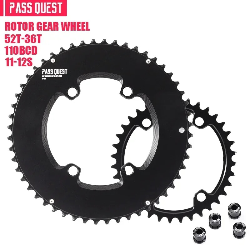 Road Bike 110BCD Chainring 110bcd 4-claw Double Chainring 2x11S 12S 50-34T
