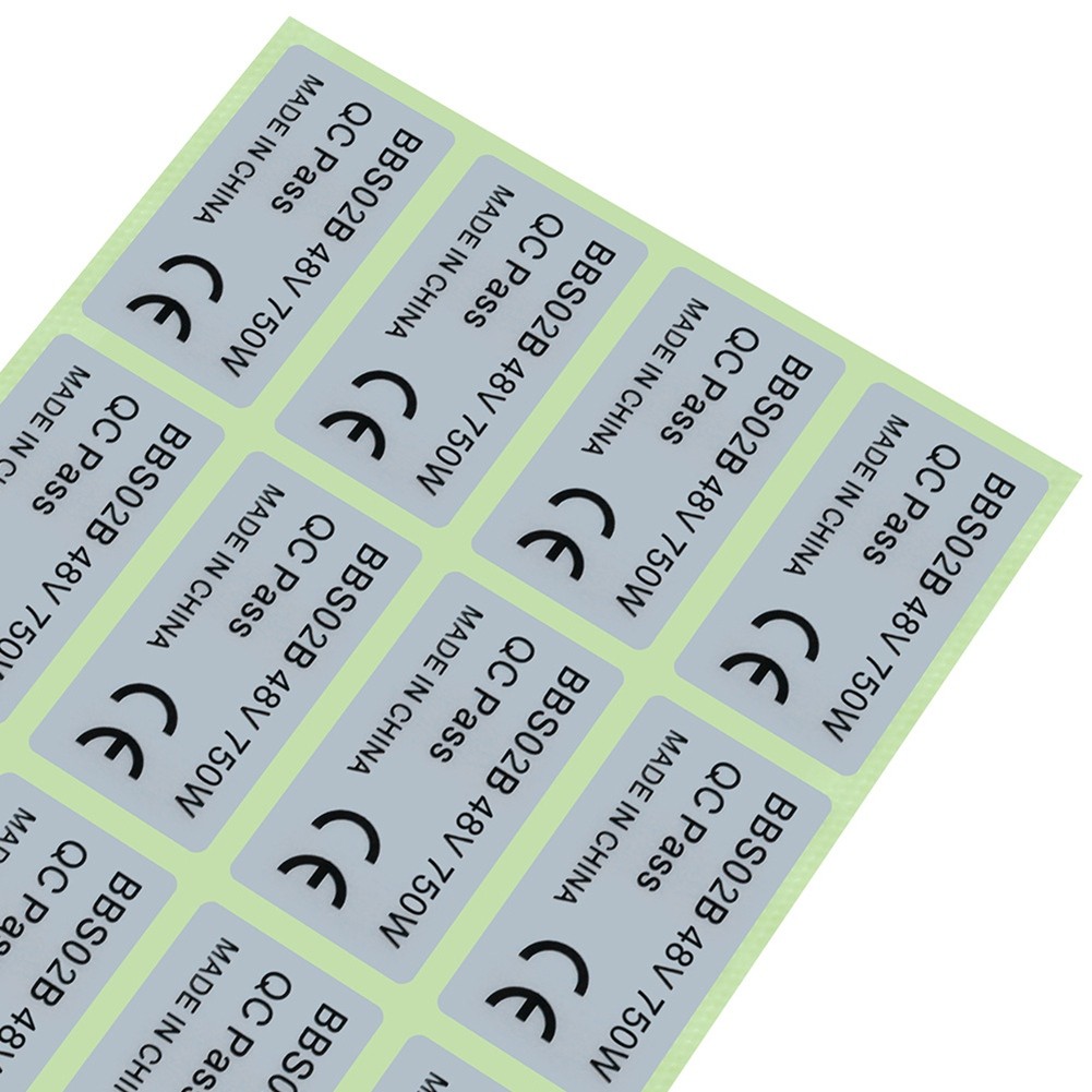 20PCS 36V250W Ebike Sticker for Front Rear Hub Motor Label Tag Electric 3429