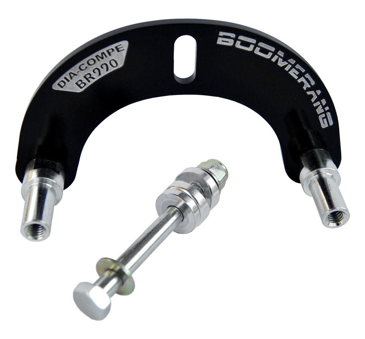 Dia-Compe BR-990 BOOMERANG BMX U-brake adapter plate – BLACK