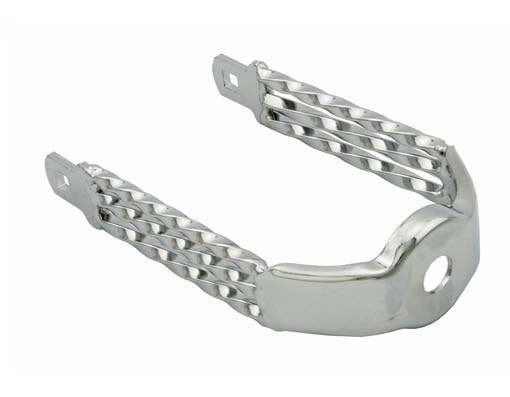 NEW Original Lowrider Bicycle Spring Fork Triple Square Twisted Crown In Chrome.