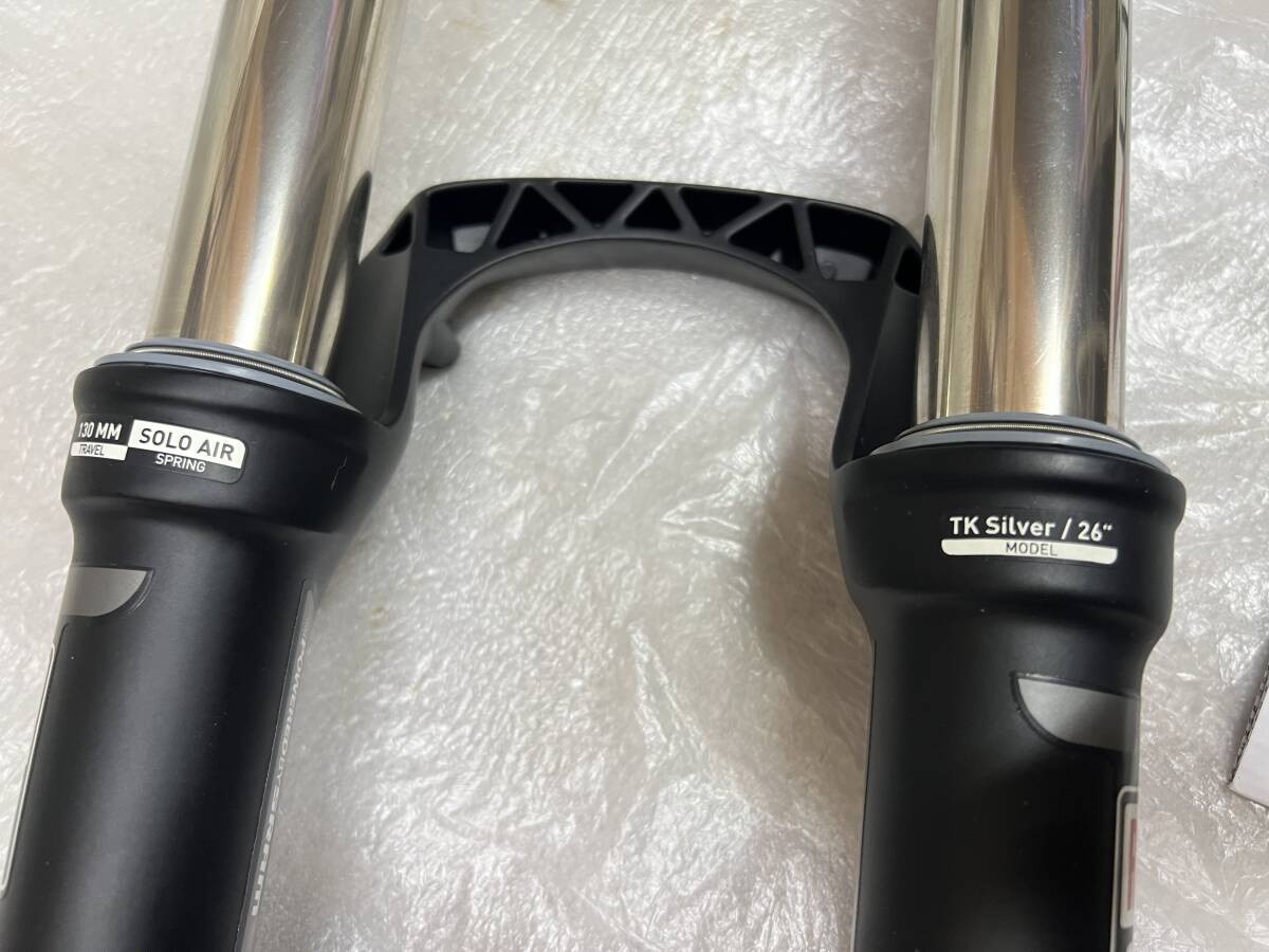 ROCKSHOX SEKTOR TK SILVER 26er Tapered Fork 15×100 130mm Uncut Steerer NEW RARE