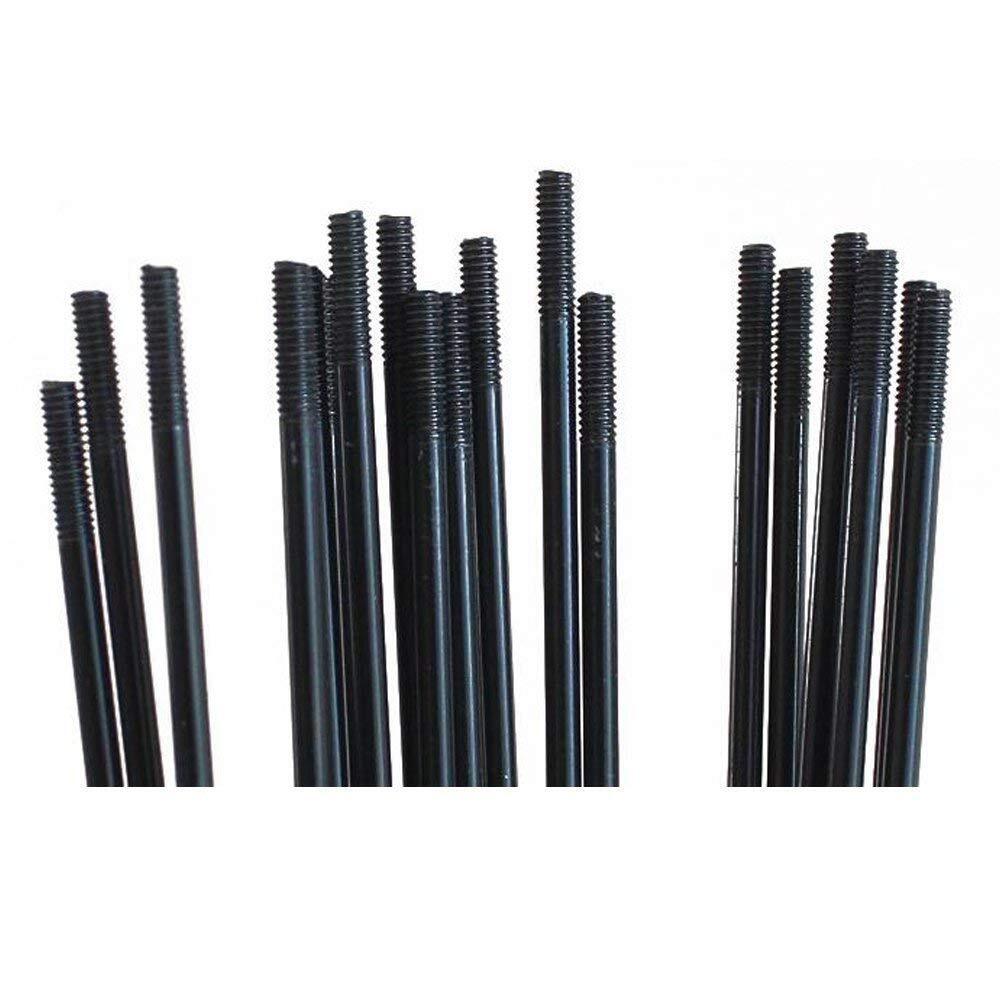80-280mm 14G 2mm Black 36Pcs Electric Bicycle E-bike Wheel Tire Steel Spokes