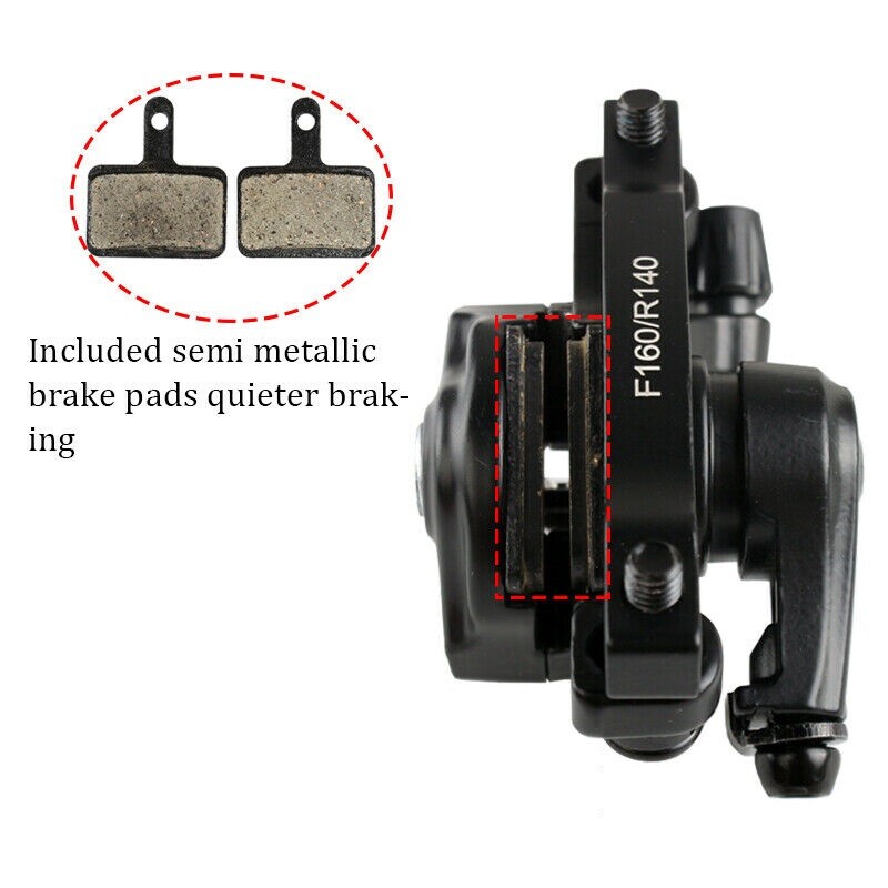 Mechanical Disc Brake Caliper 160/140mm 180/160mm For Mountain Bike Folding Bike