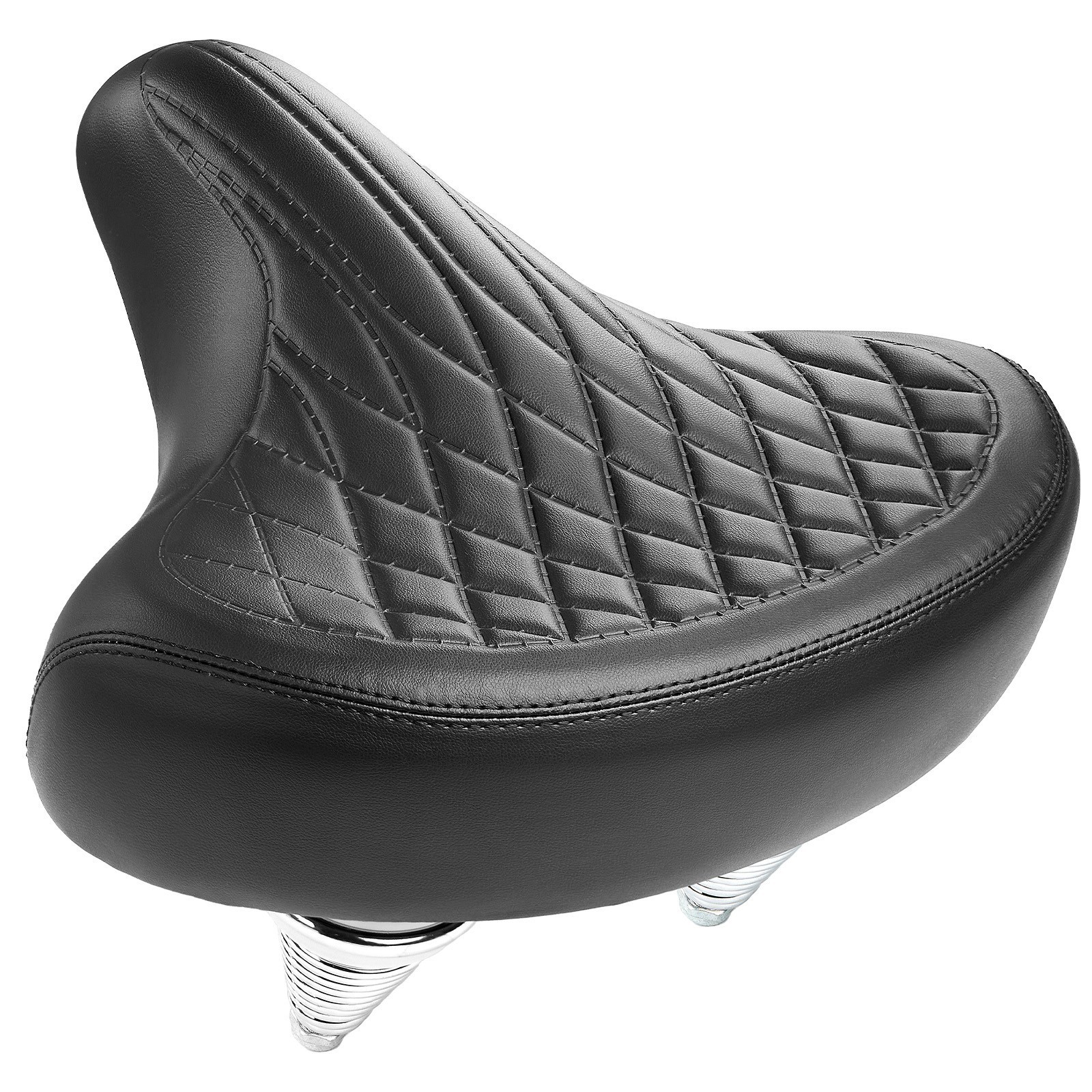 Wide Bike Seat for Men and Women Comfort -Oversized Soft Padded Bicycle Seat