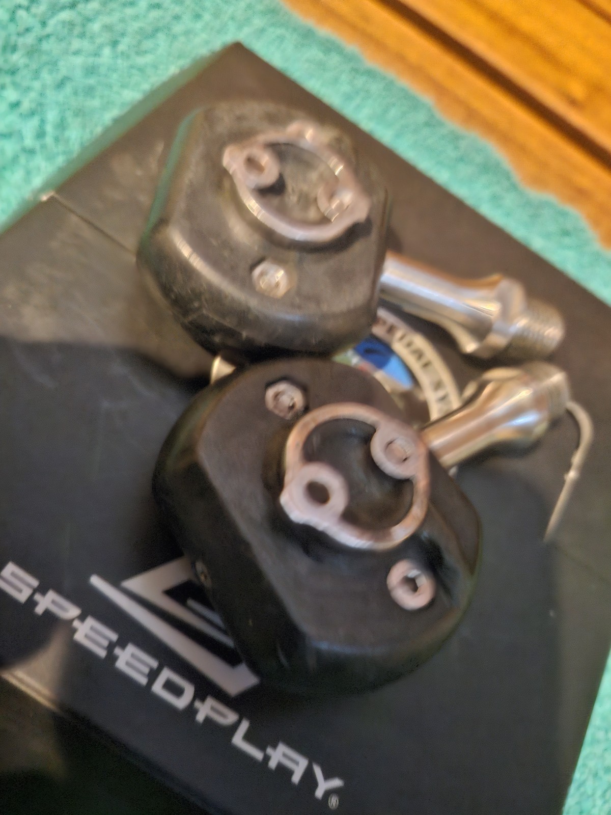 Speedplay Frog Clipless Pedals Stainless Steel With Cleats. Used