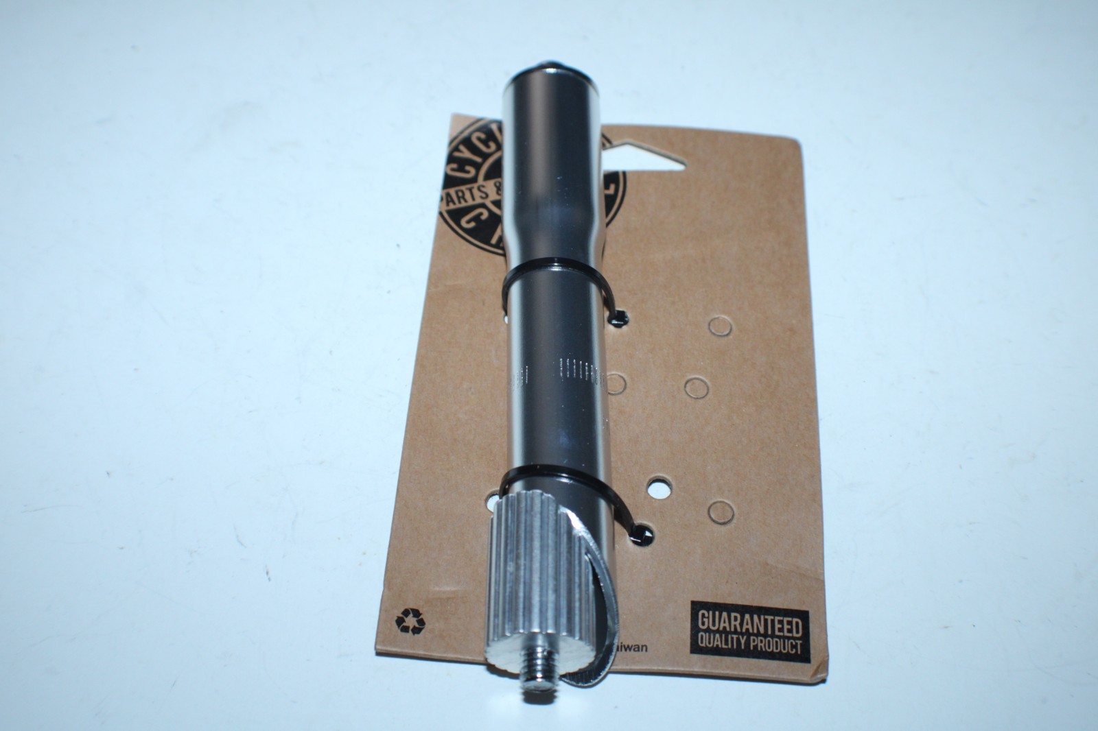 Extender Quill Stem Adaptor 25.4 to 28.6 Treadless Silver 145m Free USA Shipper!