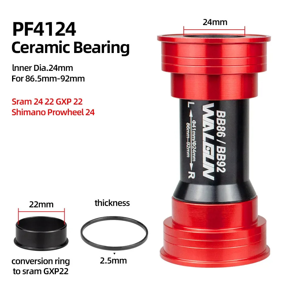 BB86 BB92 Press Fit Bike Bottom Bracket Ceramic BB MTB Road PF4124 PF4130 PF41 4