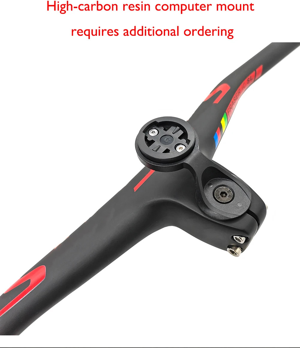 Carbon XC Mountain Bike Integrated Handlebars -17° 28.6mm Bicycle Accessories