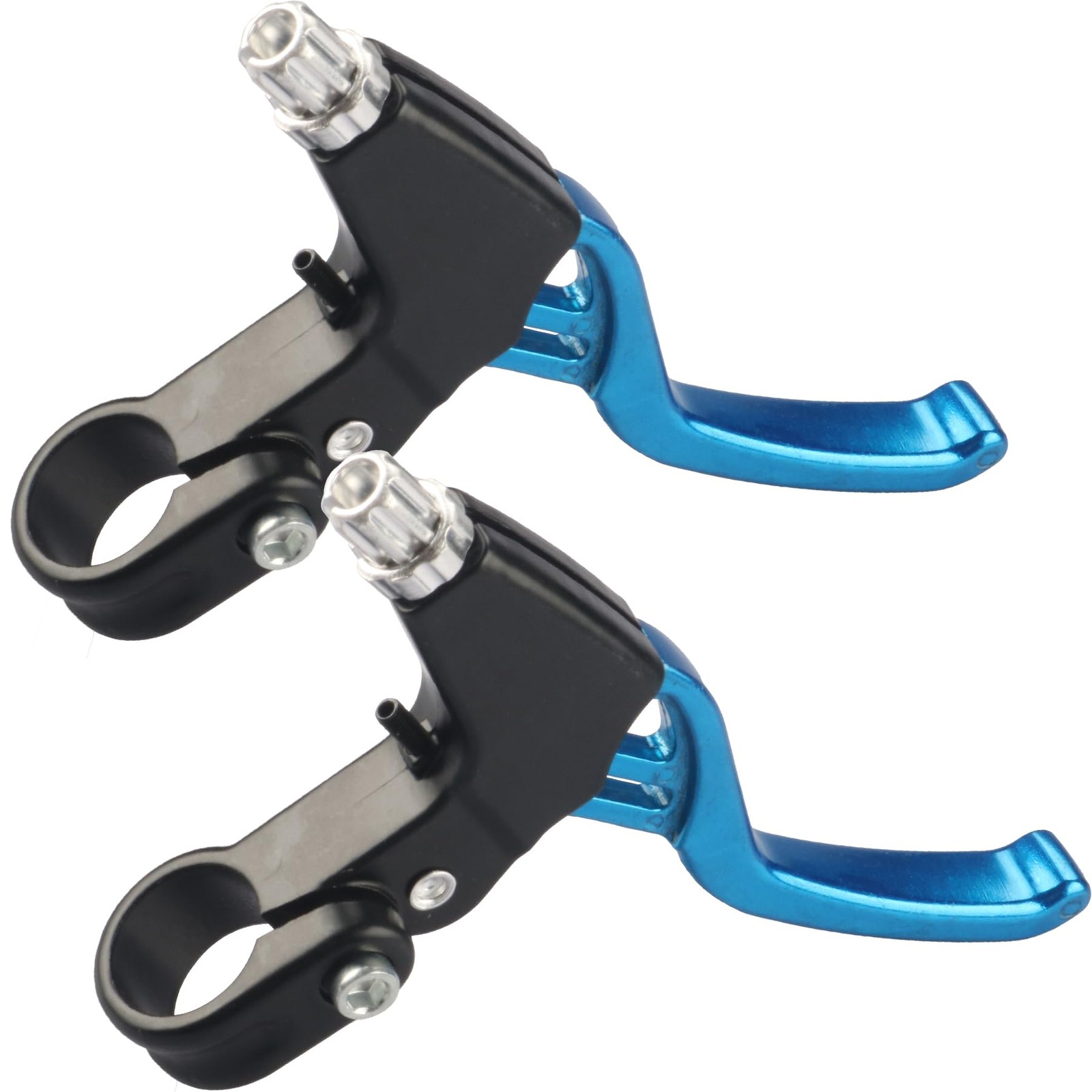 Gashwer Universal 2.2cm Bike Brake Levers Aluminum Alloy V-Brake Blue- 1 Pair