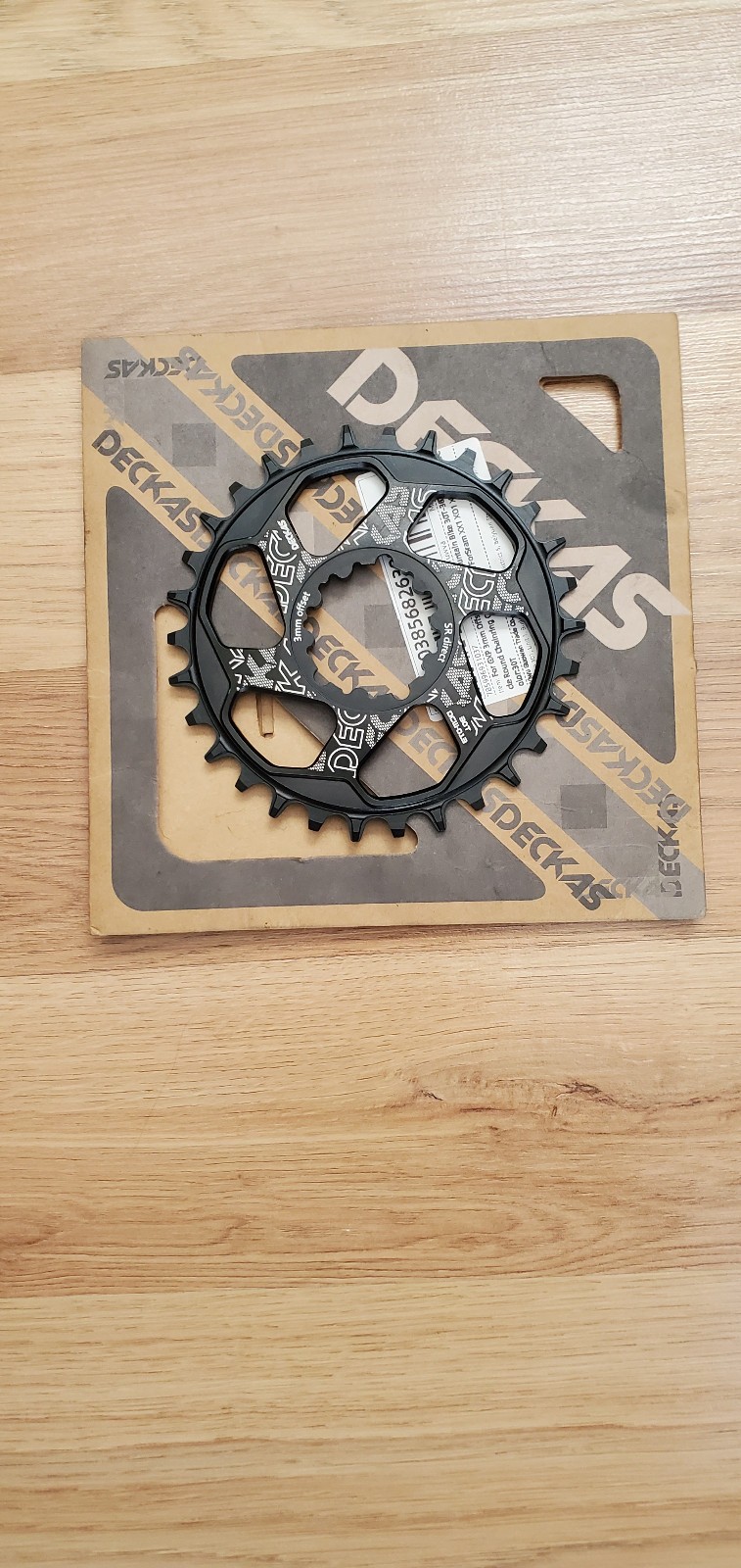DECKAS Direct Mount Narrow Wide 1X Chainring 30T Round CNC Black for 7-12S MTB