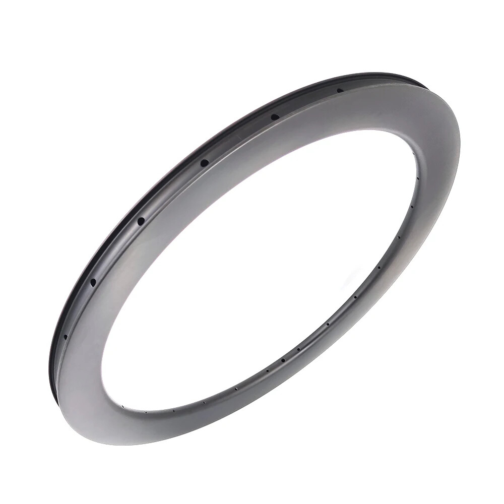 700C 36mm Width Gravel Bike Carbon Rim Hook Tubeless UD 3K Matte Glossy 20H-36H