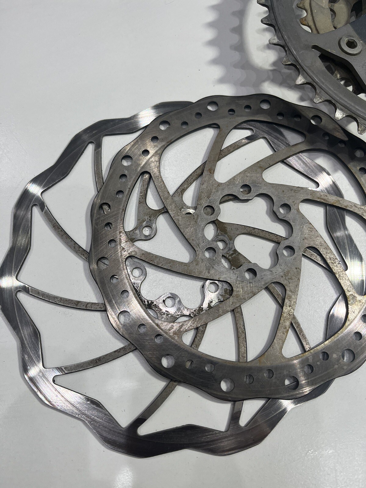 Shimano Deore LX FC-M570 175mm MTB Crankset Chainrings Made in Japan Set of 4