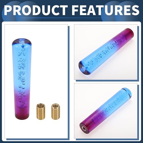 Round Crystal Shift Knob Universal for Automatic and Manual Vehicle Gear 20cm