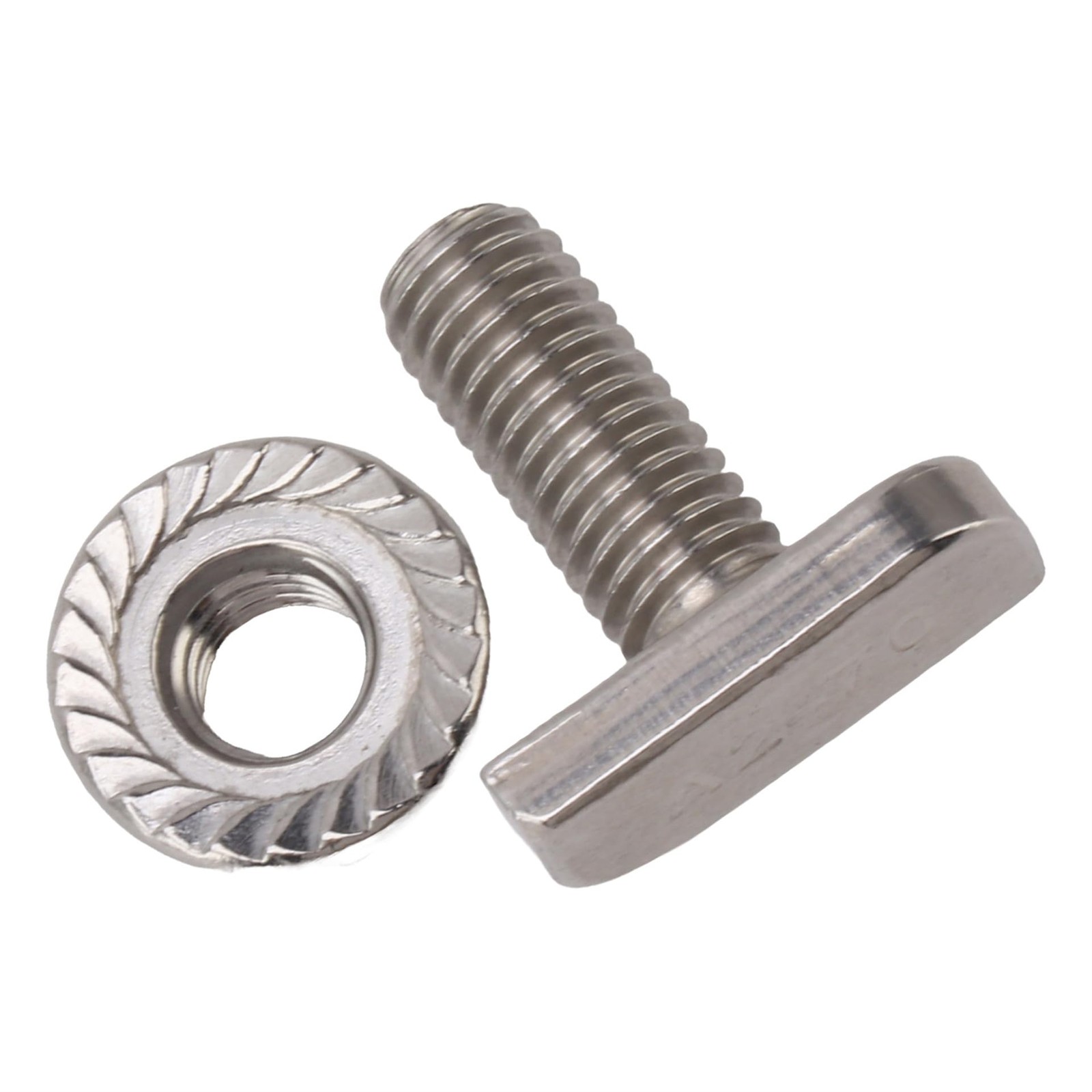 T Bolt Set M8x20mm T Slot Drop-in Bolt Hammer Head Bolts T Shape Stud Sliding Sc