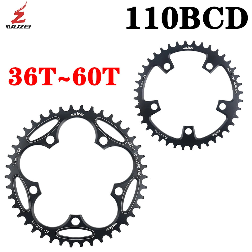 110BCD Road Bike Narrow Wide Chainring 36T 38T 40T 42T 44T 46T 48T 50T 52T 54T 5