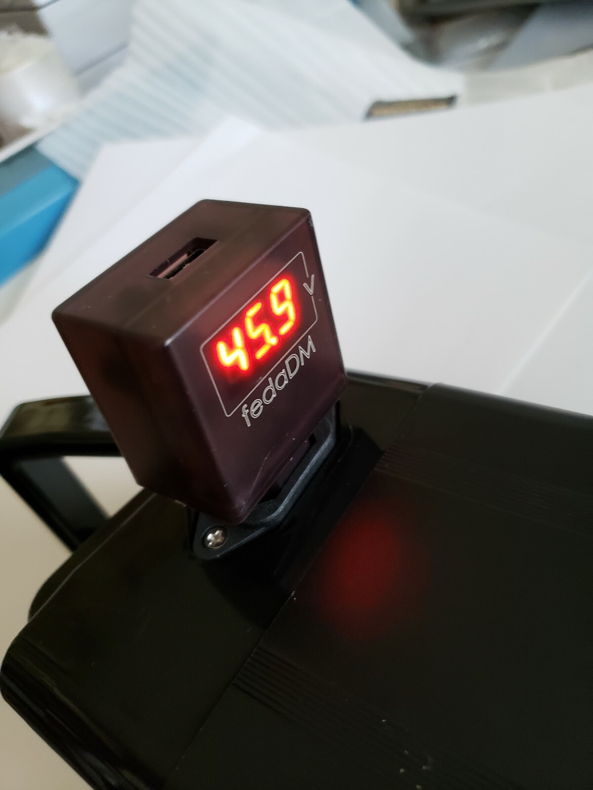 Digital Volt Tester Electric Bikes USB ChargerSocket for Cellphone Charging