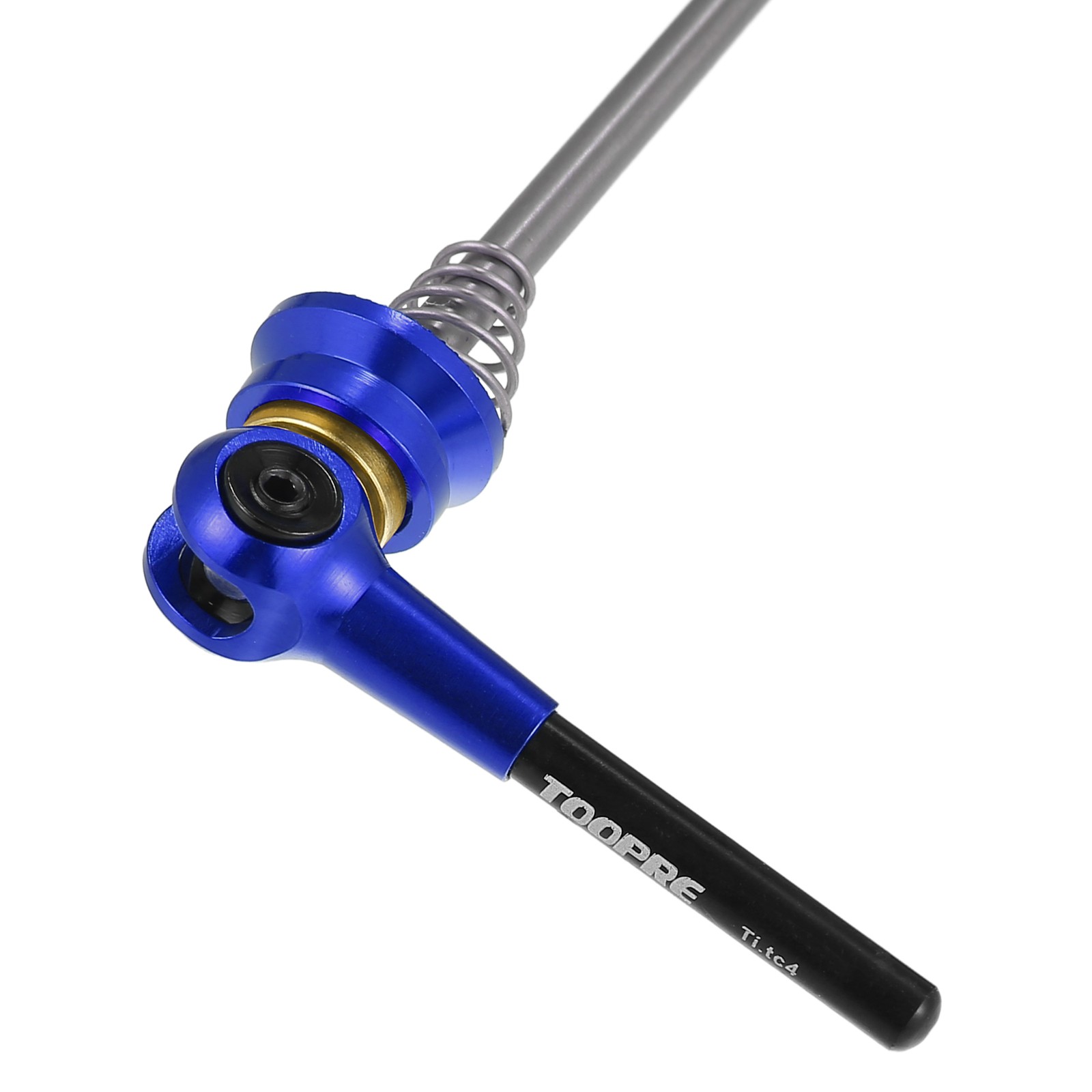 1 Pair Front Rear Bicycle Quick Release Axles Skewers Lever 140mm 180mm Blue