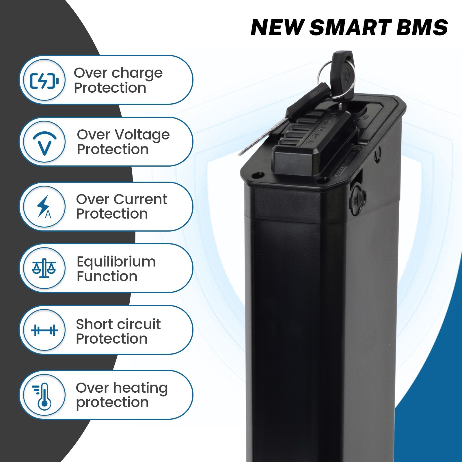 48v 10.5ah Lithium-ion battery pack for Jetson Haze HA318 folding Ebike battery