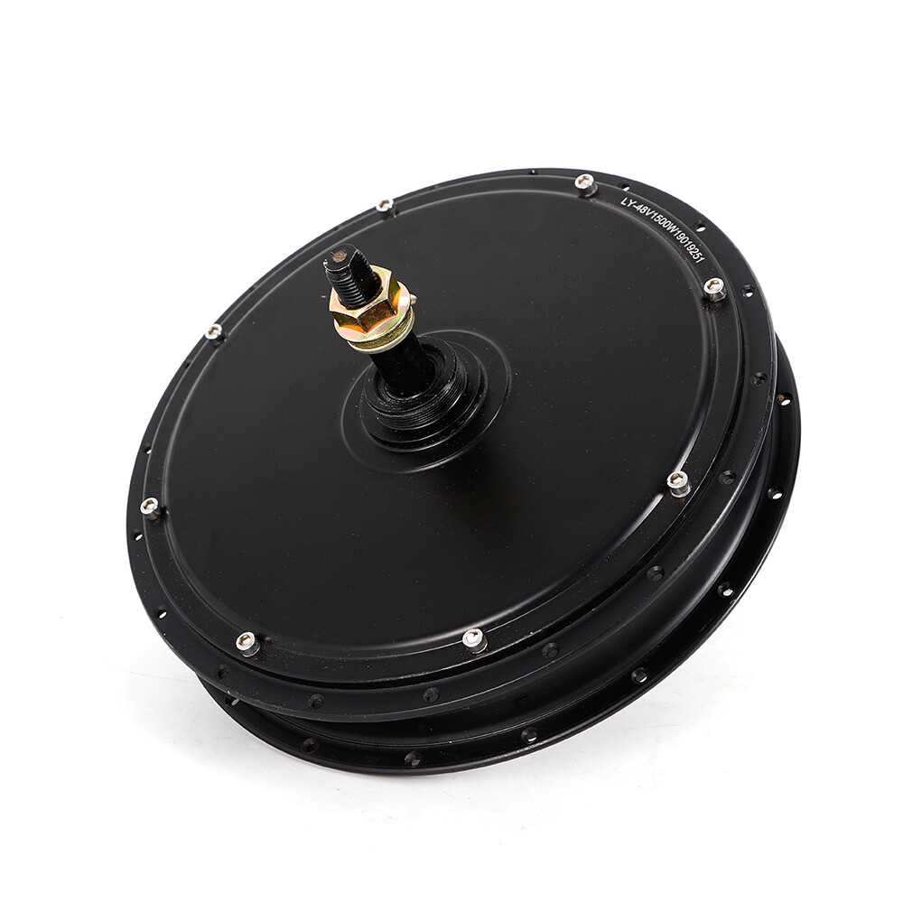 1500W 48V Brushless Gearless Rear Hub Motor 55Nm 20–28in 135mm 36H