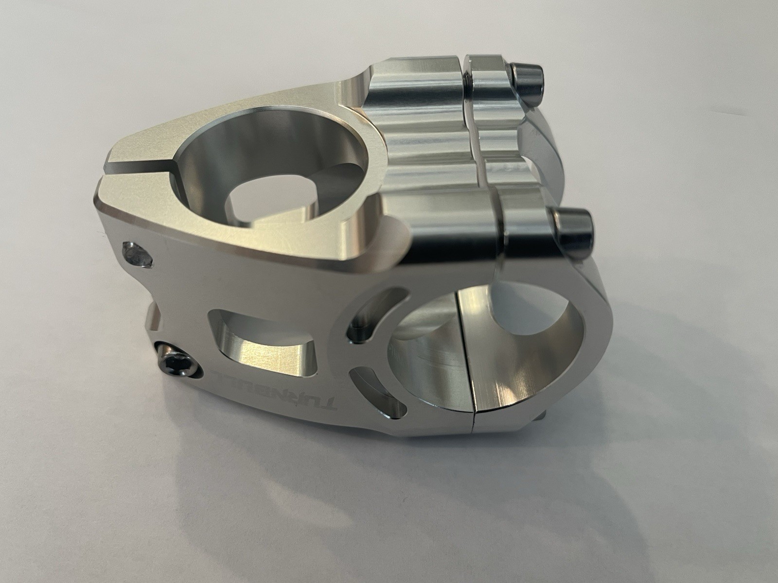 Turnbull CNC’d Billet MTB Stem 31.8MM/35MM 0° Silver Heavy Duty