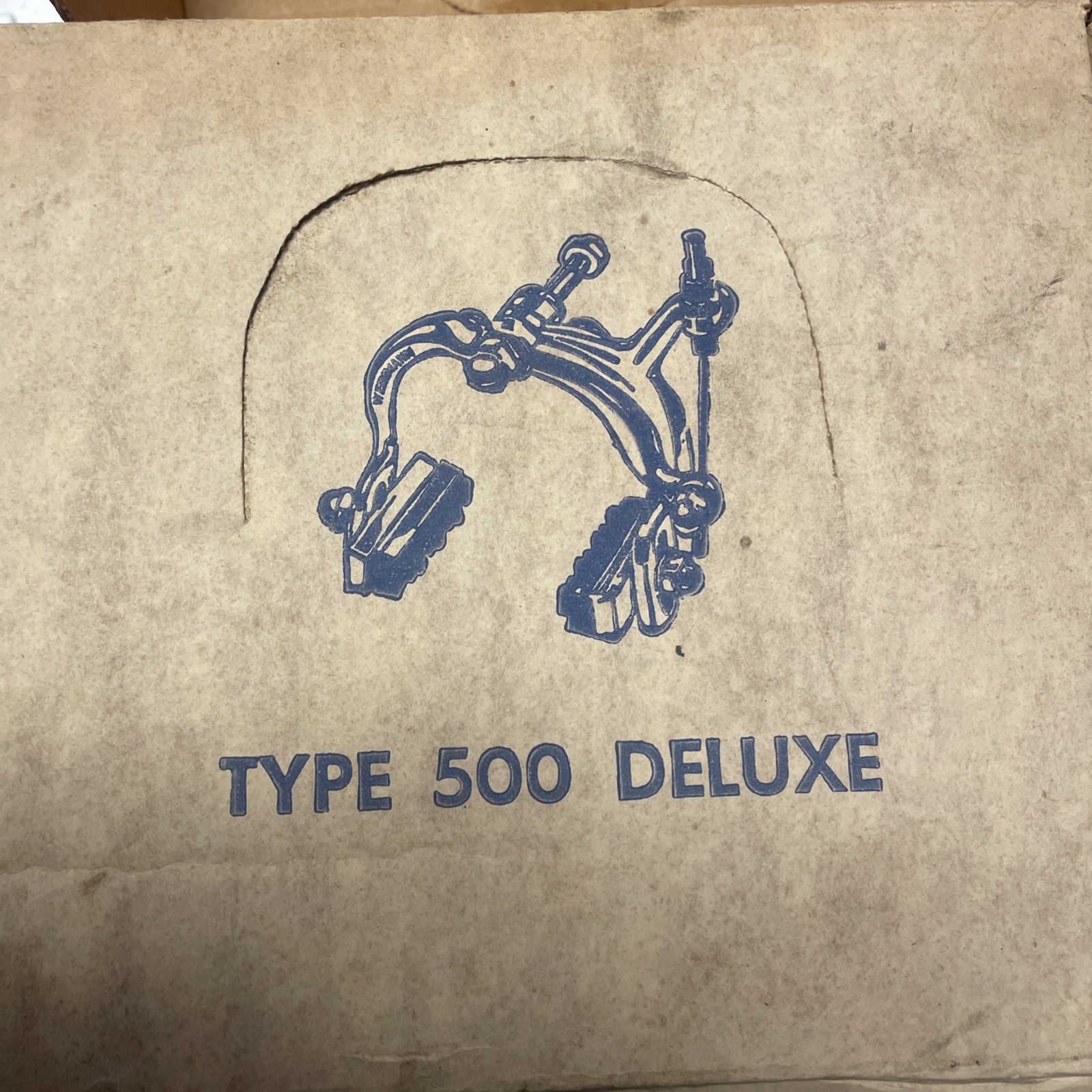 Vintage New-Old-Stock WEINMANN 500 DELUXE 164 Brakeset with Levers/Hoods. (NJ)