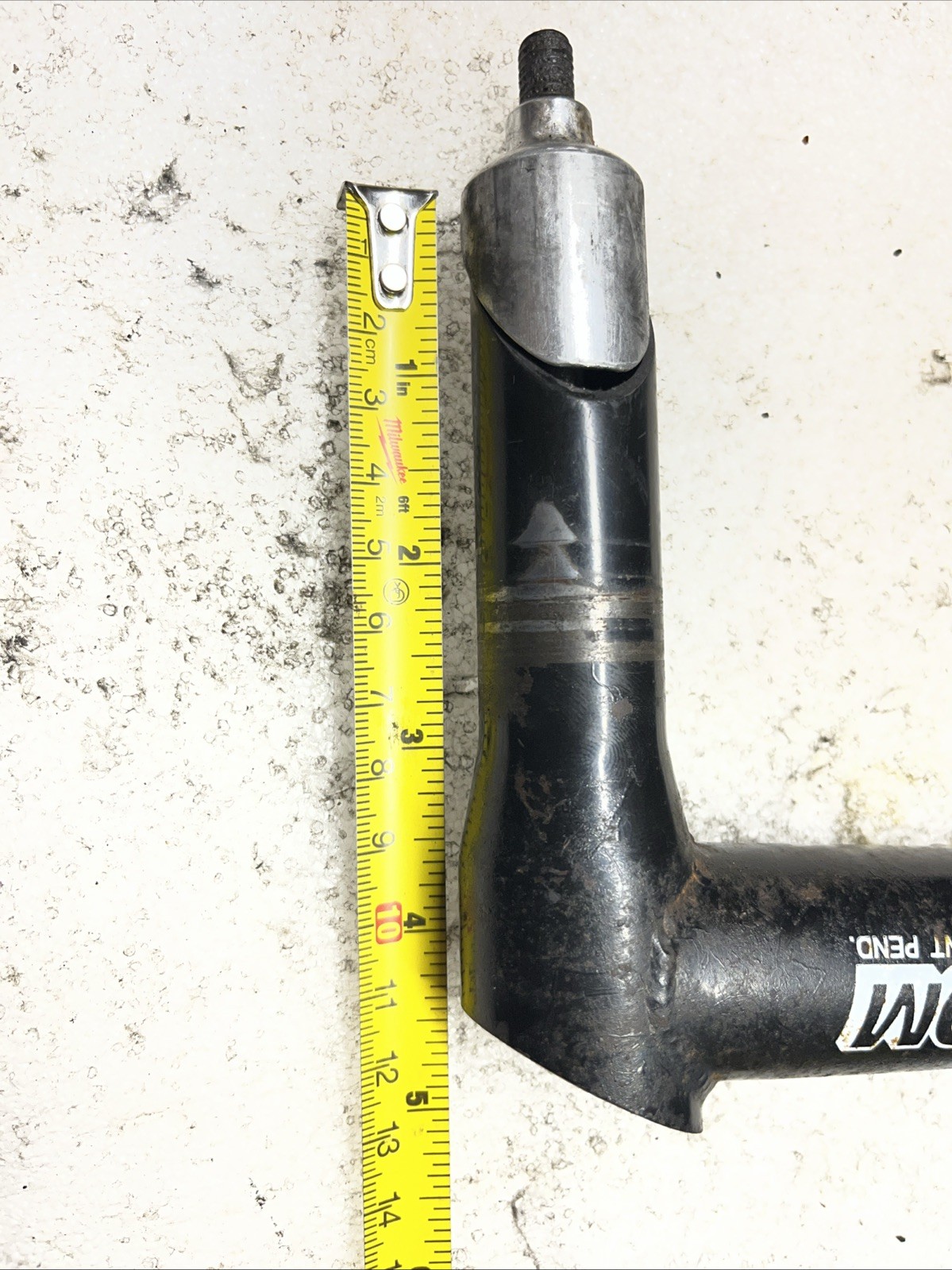 Vintage Zoom quill 1 1/8 stem 150mm , 25.4 black VGC