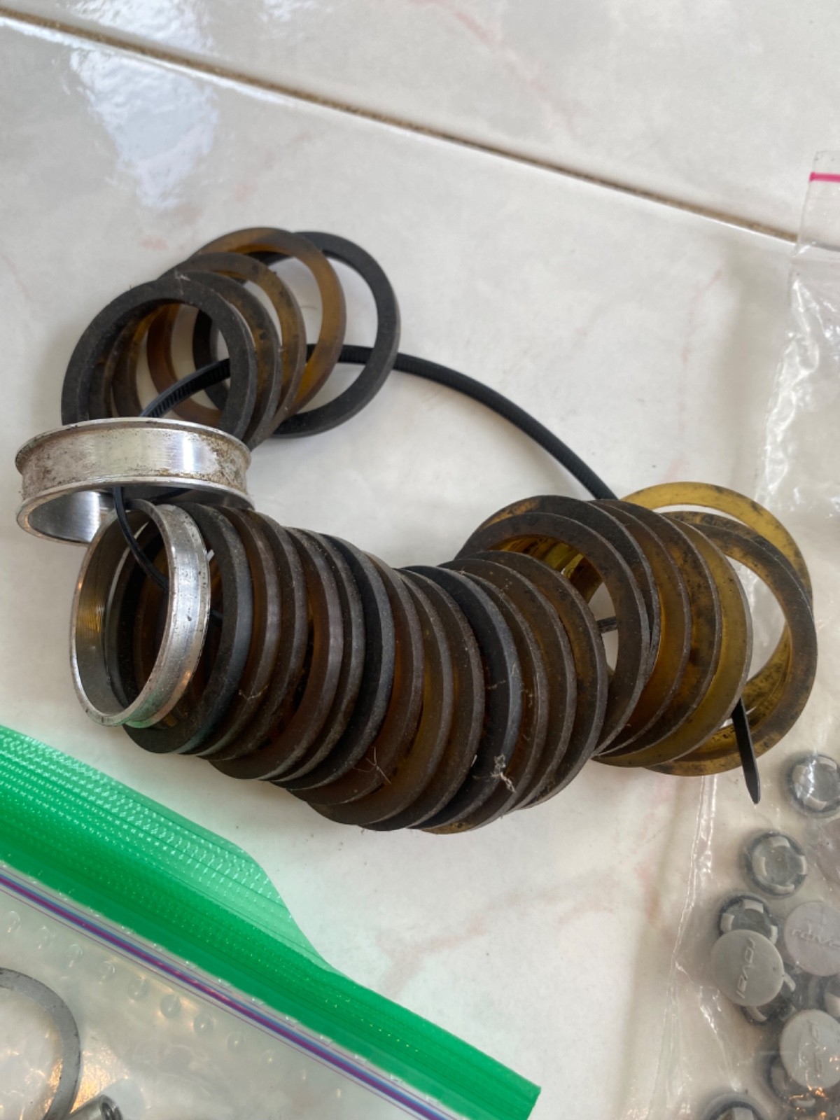 Lot of Assorted SRAM Salsa Bike Repair Parts Crank Spider Brake