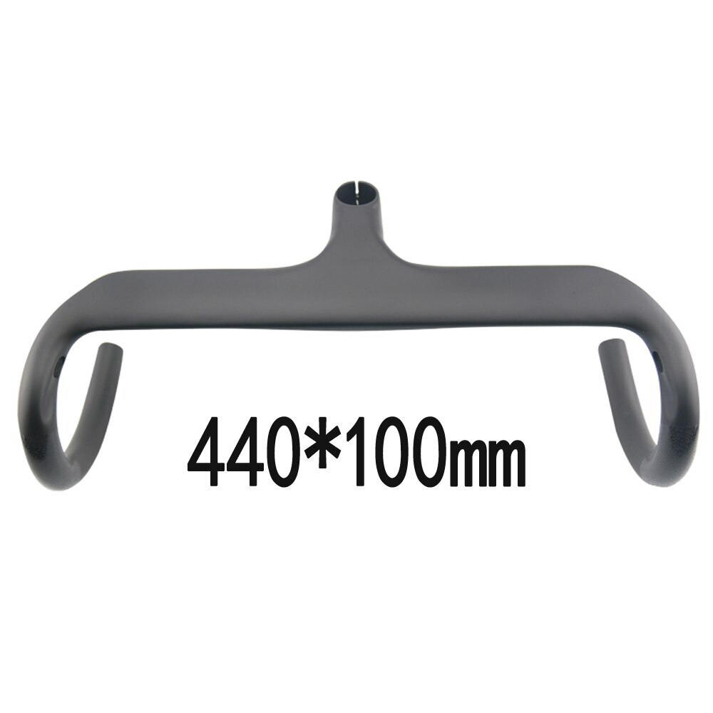 400/420/440mm Carbon Fiber Road Racing Bike Integrated Handlebar Drop 125mm
