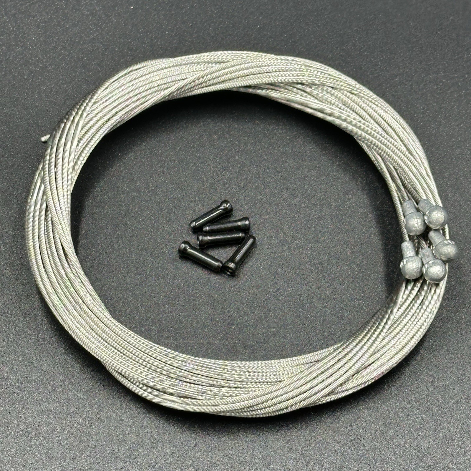 5 x Jagwire Slick Stainless Road Brake Cables 1.5mm x 2000mm,SRAM Shimano W Caps