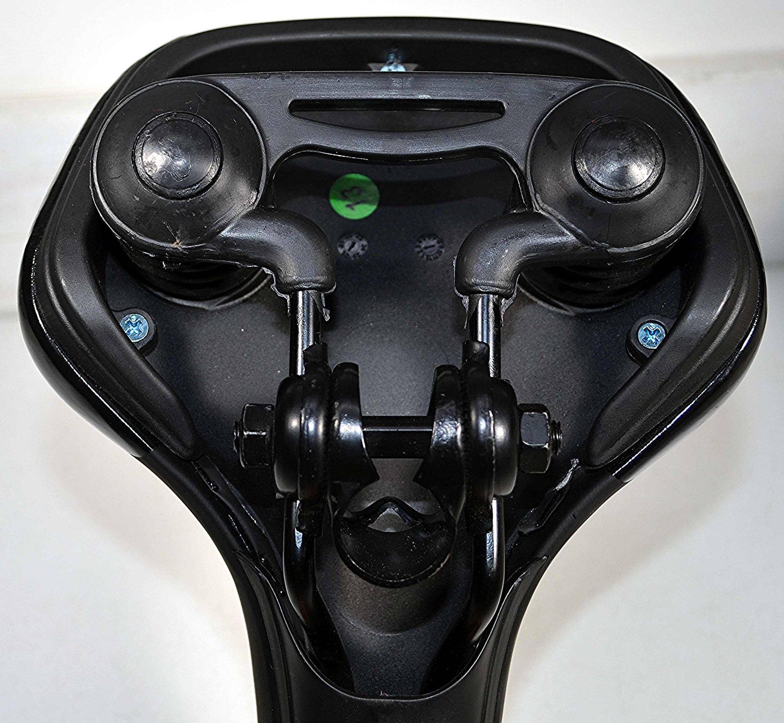 Lectric eBikes Comfort Saddle Black Bicycle Seat Padded Suspension Rails