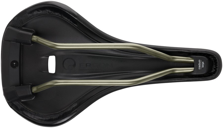 Ergon SM Pro Saddle Titanium Stealth Men’s Medium Large Synthetic Cut Out