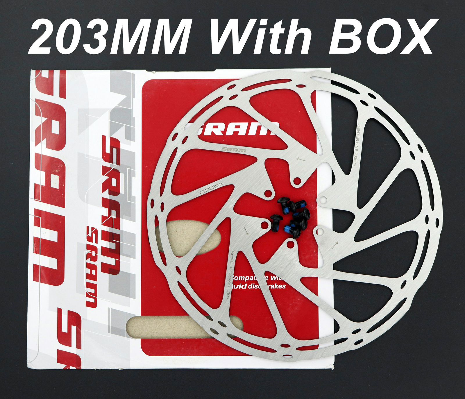 AVID CENTERLINE DISC BRAKE ROTOR 140/160/180/203MM 6 BOLT STYLE