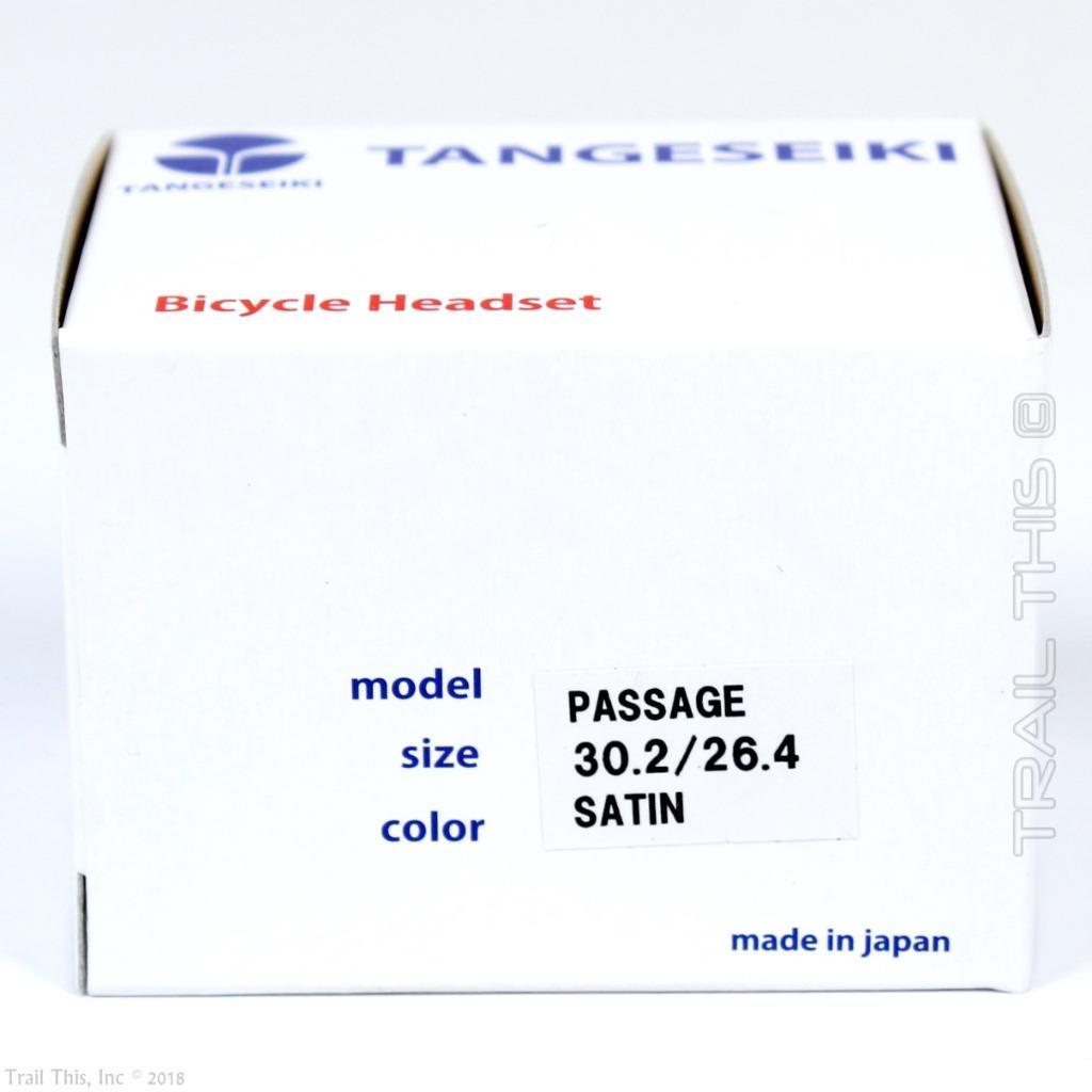 Tange Seiki Passage 1″ Threaded 26.4mm Satin Silver Traditional Bicycle Headset
