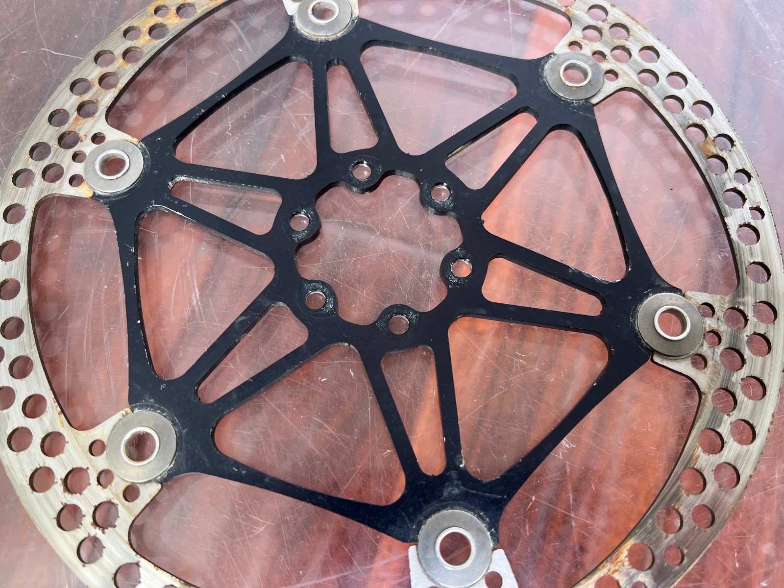 Vintage Hope Mono 6 Ti Brake Rotors Rotor Set 205mm Downhill 26″ DH Retro MTB