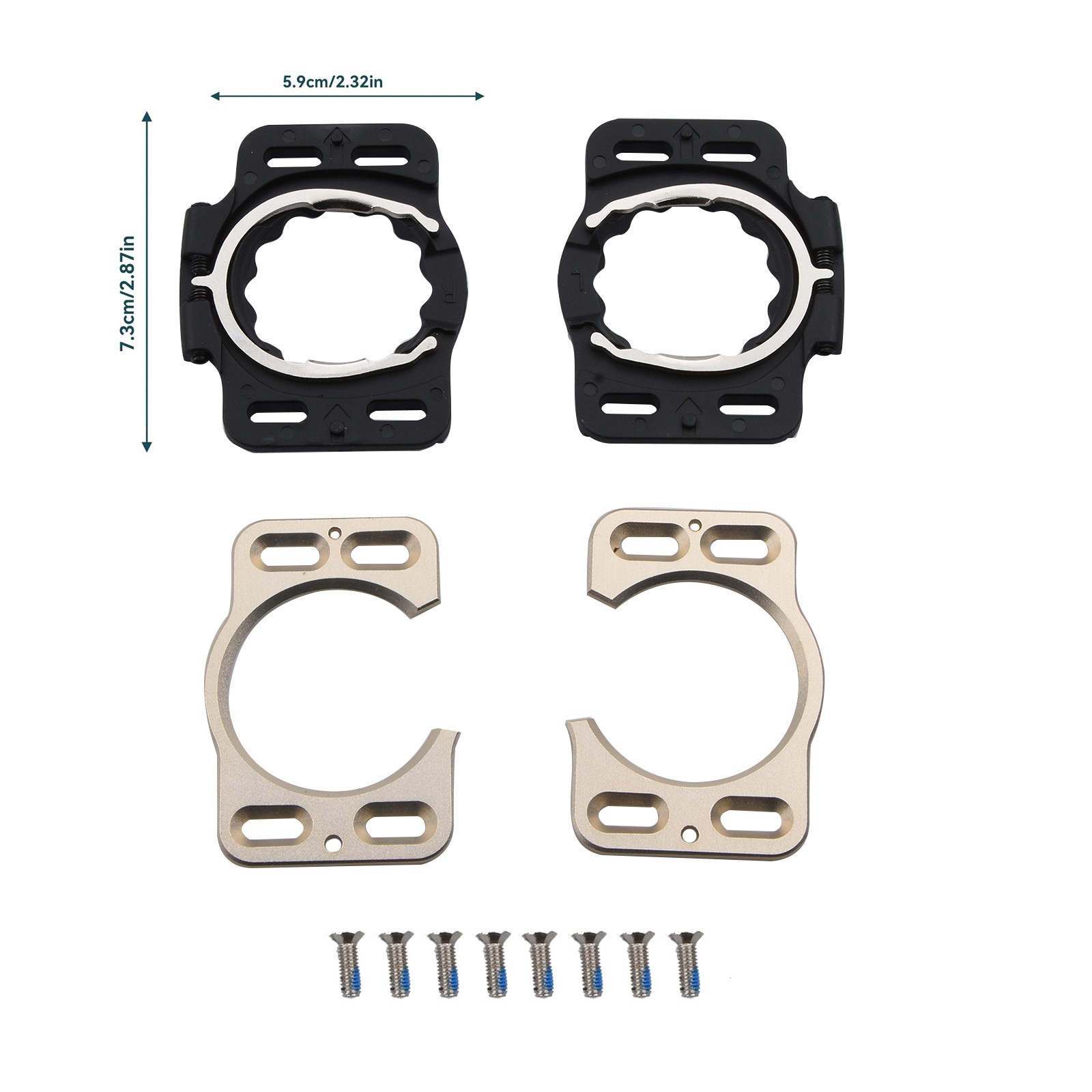 1Pair Bike Pedal Clip Bicycle Cycling Shoe Cleat Cover For Speedplay Zero