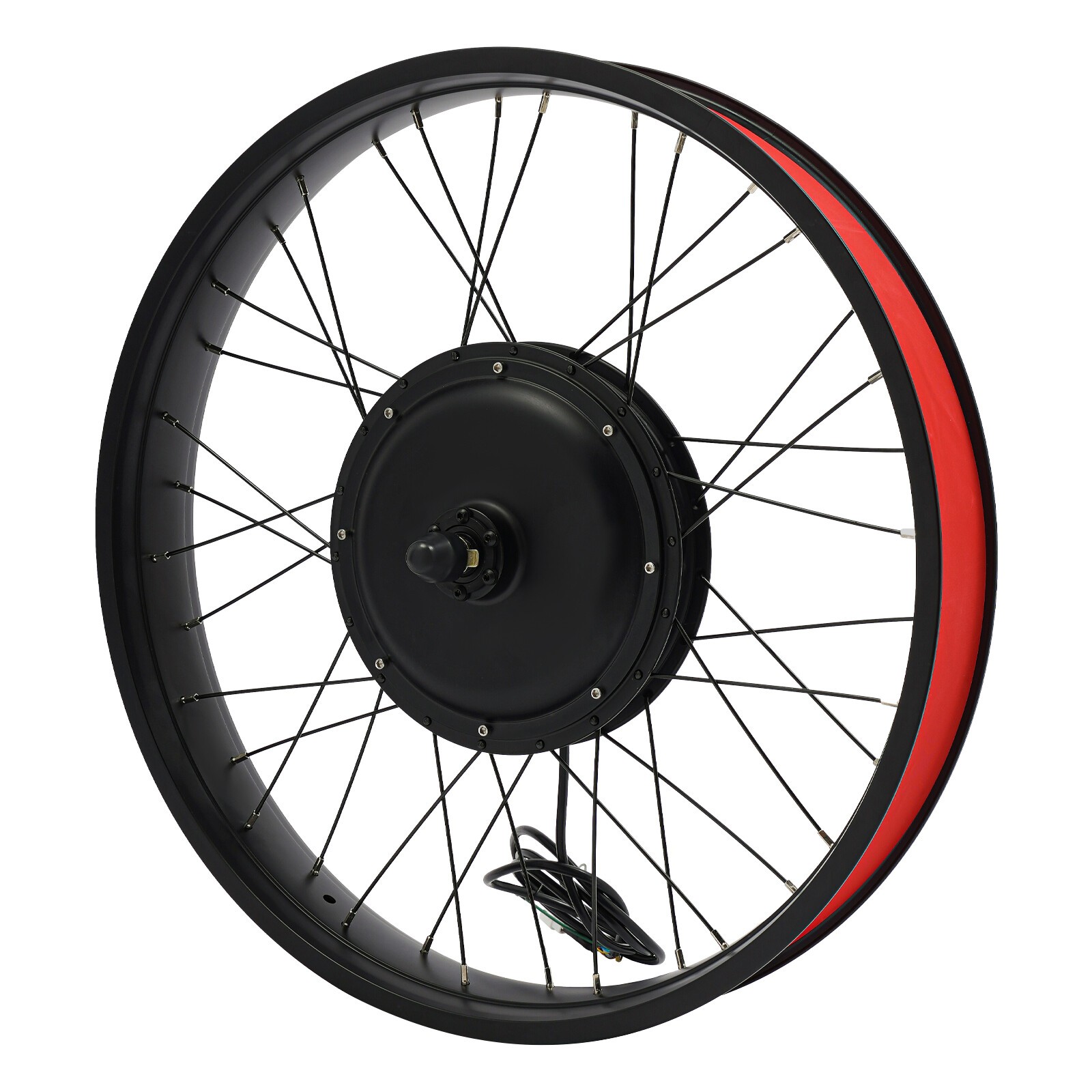 26″ 48V Electric Bicycle Front Wheel Hub Motor LCD E-Bike Conversion Kit 1500W