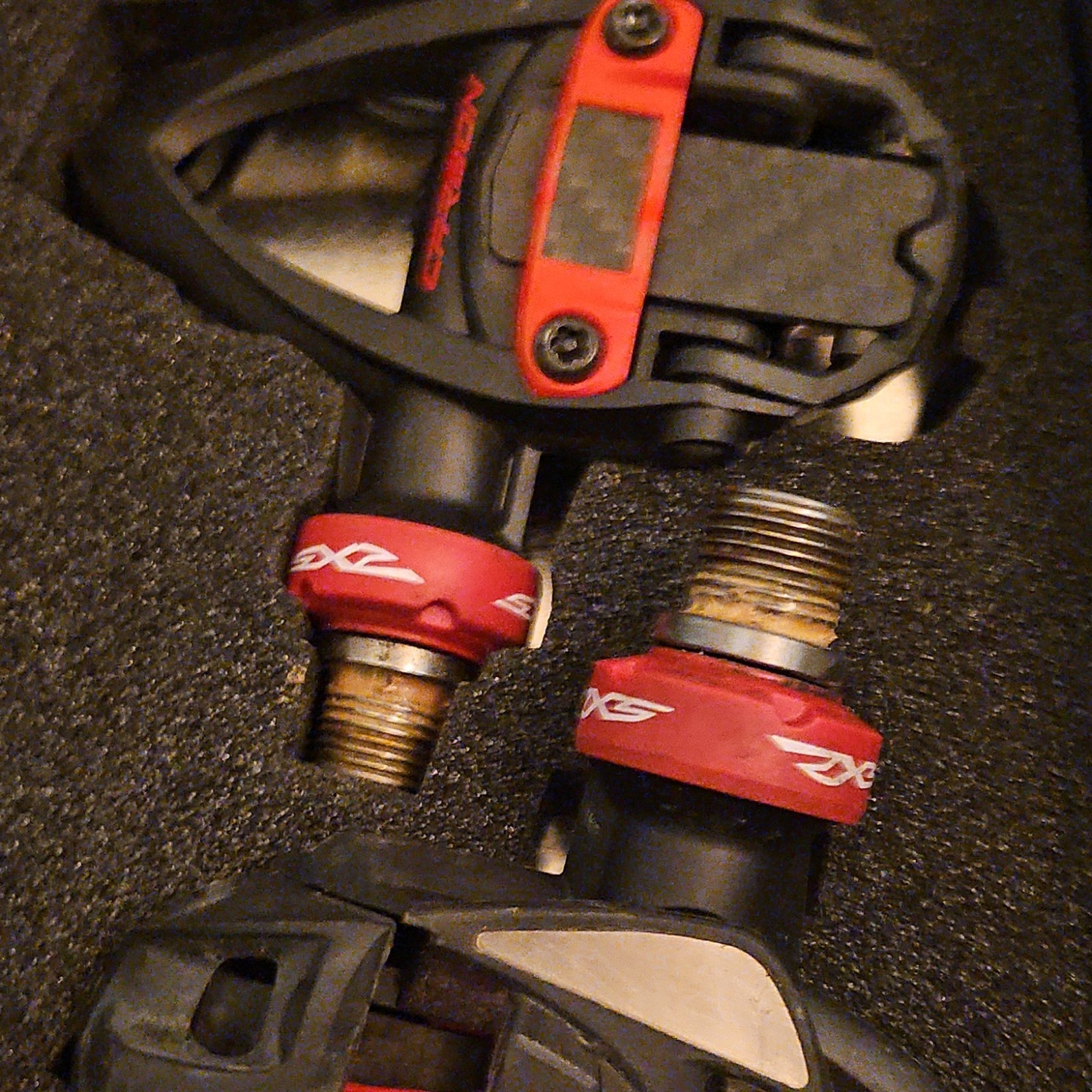 TIME Xpresso 10 Road Clipless Pedals Black/Red 9/16in Composite P3253602193