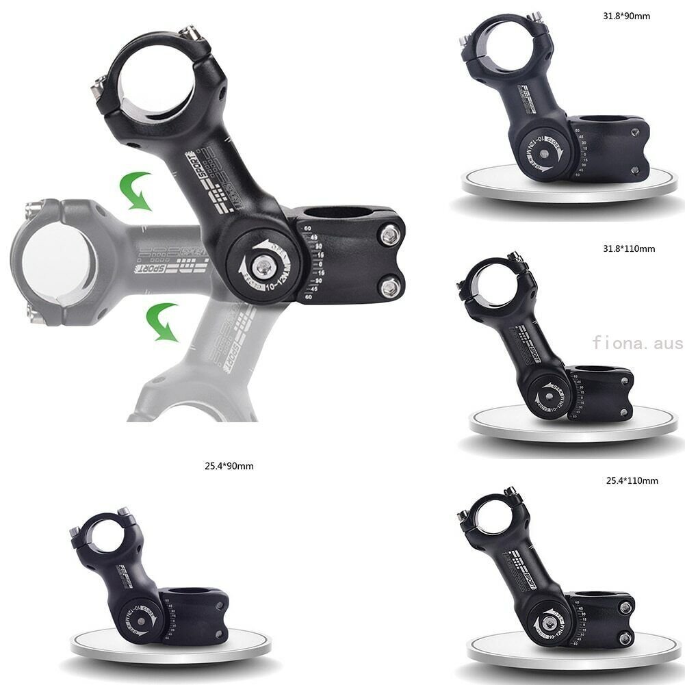 25.4/31.8mm Mountain Road Bike Stem Riser Adjustable MTB Bicycle Handlebar NEW