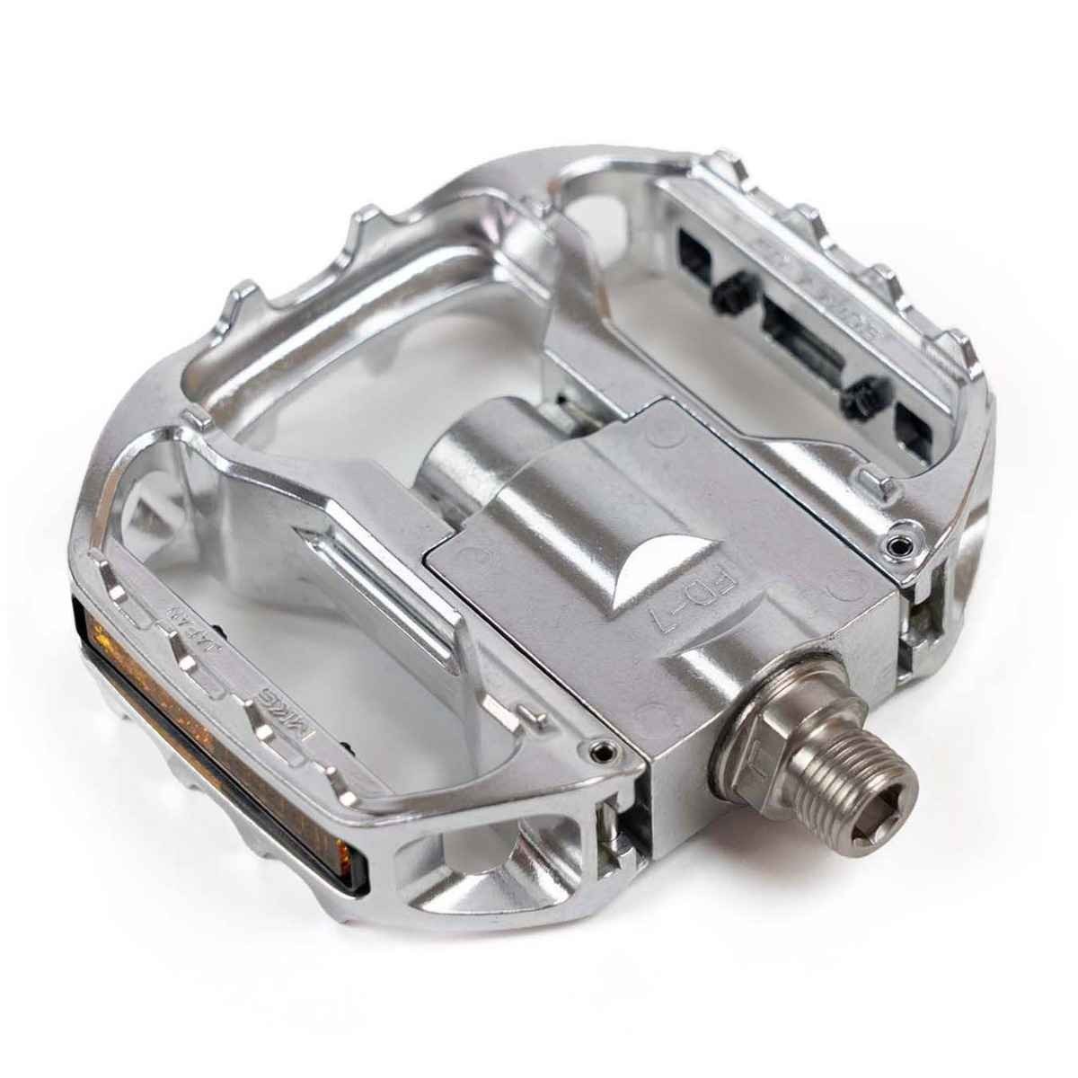MKS FD-7 WIDE Folding Bicycle Pedals Silver Wide Platform Made in Japan